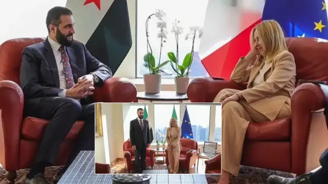 ahmed sara italya basbakani meloni ile gorustu LkZa8uXb