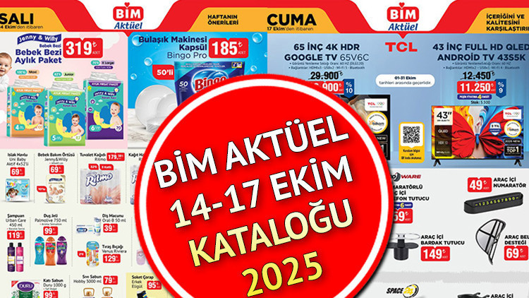 satisa cikiyor bim 14 17 ekim katalogu 2025 indirimli urunler bim afisi bu hafta bime gelecek urunler neler bim aktuel brosuru hindiba kahvesi x sarjli supurge 5490 tl arac ici telefon R5SHPk8r.jpg