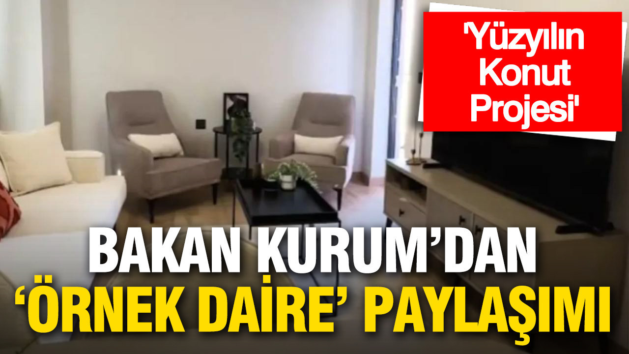 Bakan Kurum’dan TOKİ’nin Yeni Sosyal Konut Projesine Dair Paylaşımlar